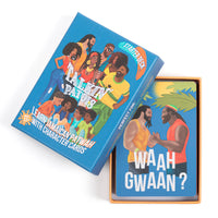 Talkin Patois Jamaica's #1 Language Game | Learn 53 Jamaican Phrases | Illustrated Flashcards | Local Art | Travel Game | Party Game | Cultural Gift